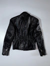 Vintage Hein Gericke Black Leather Biker Jacket  (M)