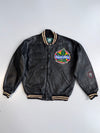 ZRoots Canada Custom Made Pure Leather Varsity Jacket Beachcomber Embroidered (RARE)  (M)