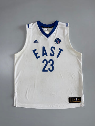 Adidas NBA All-Star 2016 Toronto East #23 LeBron James Jersey –White (XL)