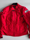 Joe Rocket Riding Jacket – Joe Rocket “Rocket Girl” Red Textile Motorcycle Jacket (PADDED)  (S)