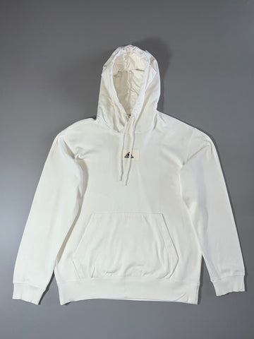 Adidas White Box Logo Hoodie (L)