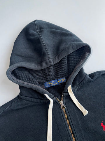 Polo Ralph Lauren | Black Zip Hoodie | (L)