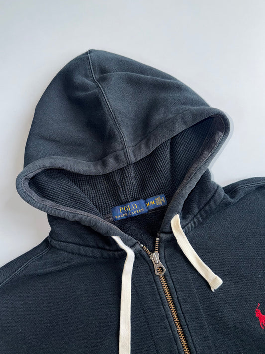 Polo Ralph Lauren | Black Zip Hoodie | (L)