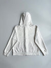 Lee Origin Fit Oatmeal Grey Full-Zip Hoodie with Embroidered Logo – (S)