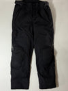Polo Engineered Skin Motorcycle Riding Pants – Black Textile Biker Trousers (Knee Padded) (W:30)(L:39)