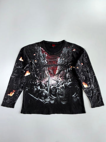Spiral Direct All-Over Print Fantasy Battle Long Sleeve (XL)
