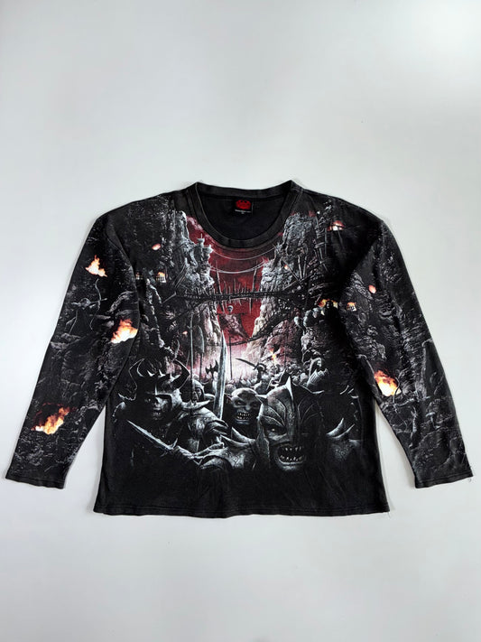 Spiral Direct All-Over Print Fantasy Battle Long Sleeve (XL)