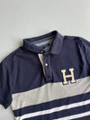 Tommy Hilfiger Colorblock Striped Rugby Polo (L)