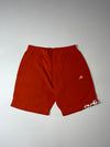 Vintage 2002 Adidas Orange Nylon Shorts (W:32) (L:19)