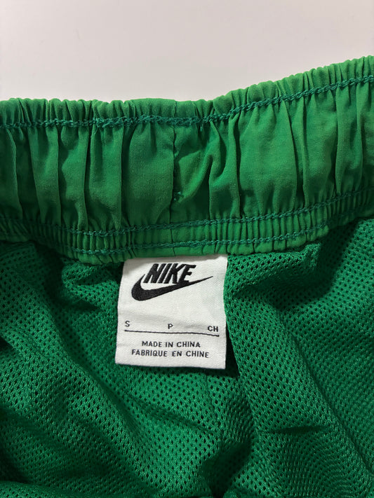 Nike Athletics Script Green Woven Shorts (W:26) (L:17)