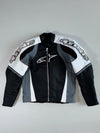 Alpinestars Black & White Technical Racing Jacket Padded (M)