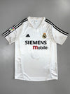 Adidas Real Madrid 2004/05 Home Jersey — Zidane #5 | Siemens Mobile | LFP Patch (M/L)