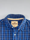 Hollister Blue Plaid Shirt (M)