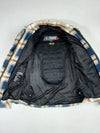 Speed and Strength Navy Plaid Armored Moto Riding Shirt with Vault Armor Paded (2XL)