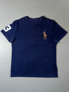 Polo Ralph Lauren Big Pony #3 Crew Neck T-Shirt – Navy Blue (XL)