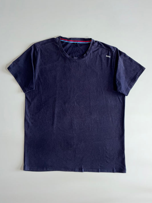 BMW Motorsport Logo T-Shirt – Navy Blue (L/XL)