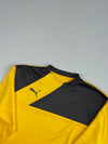 Puma Yellow & Black Colour Block Training Sweatshirt (XL)