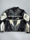 Alpinestars Lightning Bolt Graphic Vintage Racing Pure Leather Jacket (M)