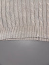 Ralph Lauren Sport Cream Cable Knit Crewneck Sweater – Tonal Pony (L/XL)