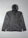 Puma Textured Fleece Zip Hoodie – Grey (M)