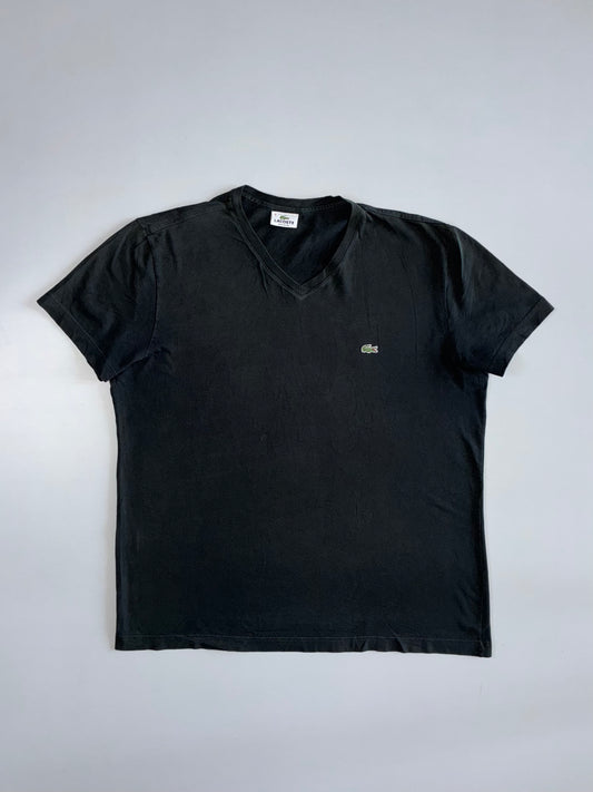 Lacoste V-Neck T-Shirt | Black (XL)
