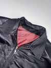 Vintage Belted Leather Jacket (M)