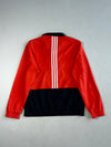 Vintage Adidas Red Black Colour Block Windbreaker Jacket (M)
