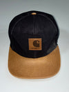 Carhartt Black & Tan Workwear Cap (Adjustable)