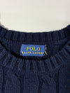 Polo Ralph Lauren | Navy Short Sleeve Cable Knit Sweater Women’s  | (XS)