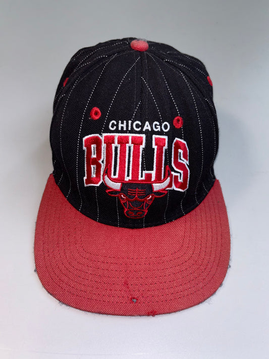 Mitchell & Ness Chicago Bulls | NBA Hardwood Classics Pinstripe | Snapback Cap (Adjustable)