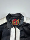 Vintage Stallion California USA Flag Leather Racing Jacket (L/XL)