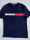 Tommy Hilfiger Vintage Navy Logo T-Shirt (L)