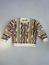 Z3D Textured Knitted Ultra Premium Kids Pullover 100% Pure Wool (XS)