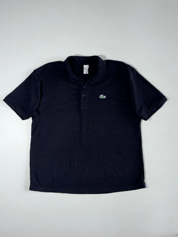 Lacoste Black Piqué Polo T-Shirt – (L)
