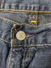 Y2K Levi’s Low Rise Flared Dark Wash Jeans (W:30)(L:38)