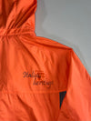 Fila Orange & Black Colorblock Windbreaker (XL)