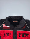 Ferrari F1 Vodafone Shell Sponsor Patch Embroidered Racing Jacket Black Red (S)