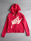 Nike | Pink Big Logo Zip-Up Hoodie (S)