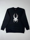 Spyder Black Widow Spider Logo Sweatshirt Black Size  (L)