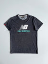 New Balance Grey Spellout Logo T-Shirt (xs)