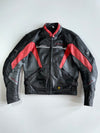 Polo Motorrad Competition Vintage Leather Biker Jacket (Paded)(M)