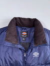 Dickies Since 1922 Puffer Vest – Navy Blue – Fleece Collar (M)