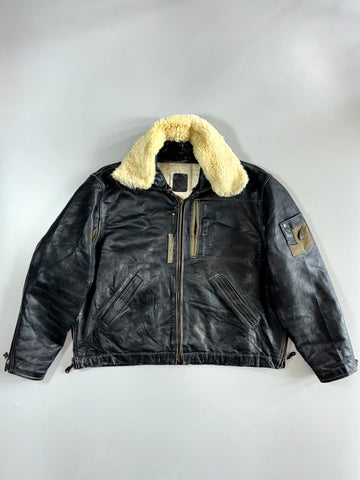 Indian Motorcycle Aviator Leather Jacket (2XL)