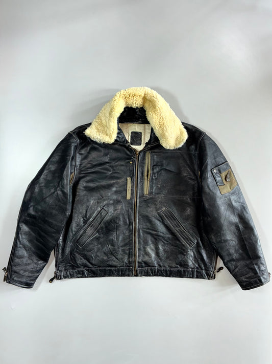 Indian Motorcycle Aviator Leather Jacket (2XL)