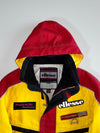 Ellesse Red/Yellow (Detechable Hood) Ski Jacket (XL)