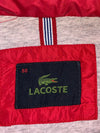 Lacoste Red Nylon Windbreaker Jacket – Jersey Lined, Croc Logo (M)