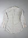 Vintage Burberry London Cream Tattersall Check Shirt (M/L)