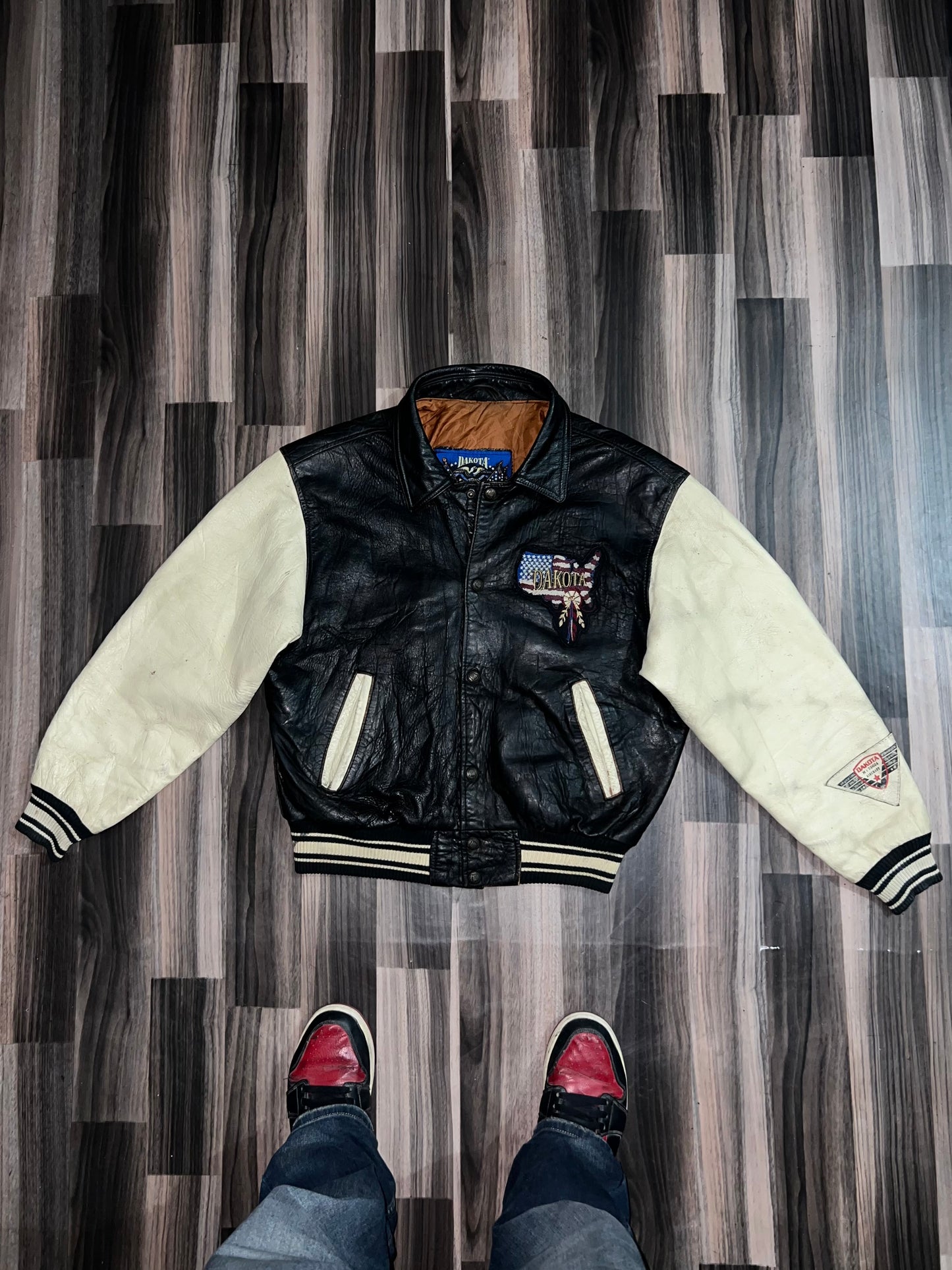 ZDAKOTA* Original Leather Jacket (SUPER RARE) (L) Very rare