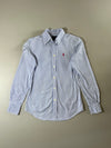 Polo Ralph Lauren Blue Bengal Stripe Custom Fit Shirt women's (XS)