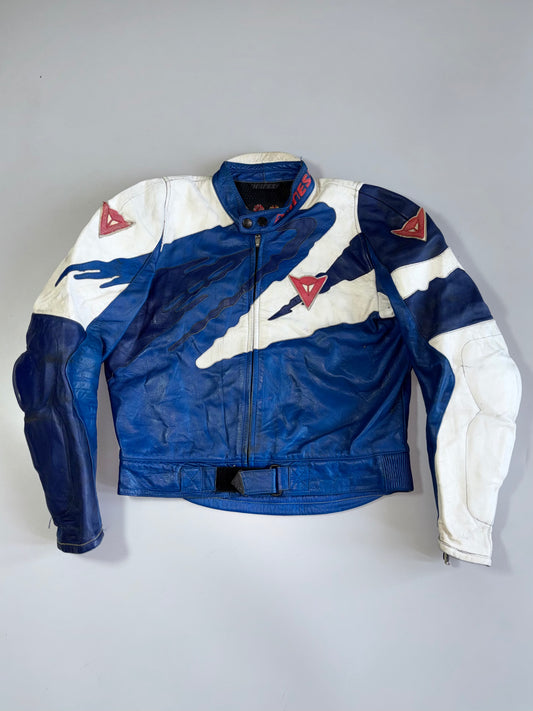 Dainese Premium Original Pure Italian Leather Paded Racing Jacket (M)